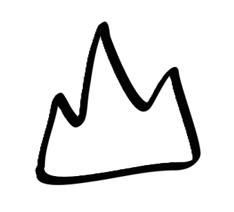 甲骨文 山、无背景