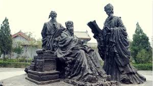 苏洵，蘇軾，苏辙雕像